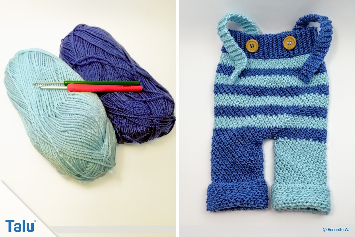 Babyhose häkeln, Anleitung Häkelhose, Material