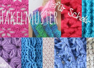 Häkelmuster für Schals, kostenlose Muster