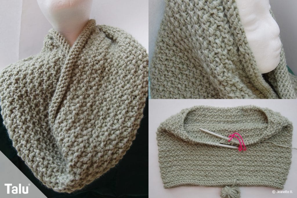 Snood selbst stricken, Anleitung für einen Wohlfühl-Schlauchschal