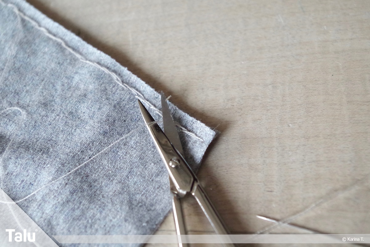 Steppstich/Rückstich, DIY-Anleitung, Stich immer weiter wiederholen