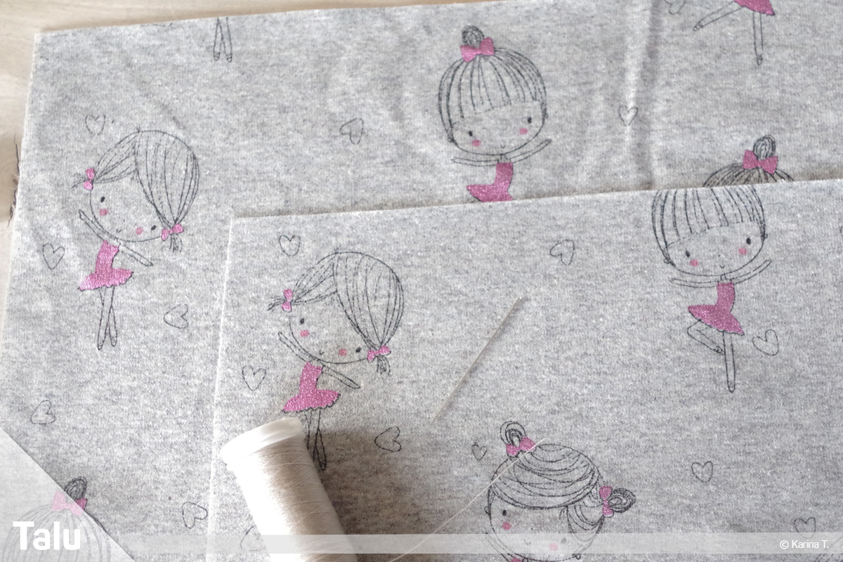 Steppstich/Rückstich, DIY-Anleitung, Material, Stoffteile