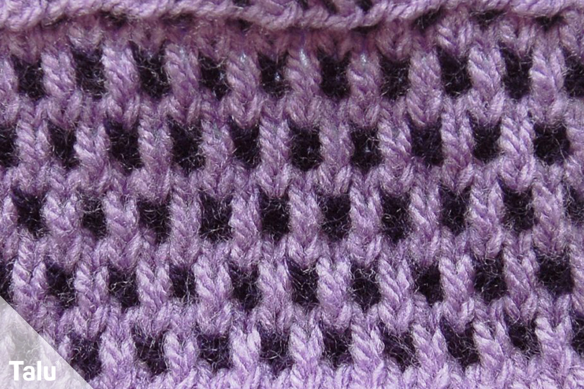 Strickmuster für Pullis, Pullover-Muster, Pünktchenmuster