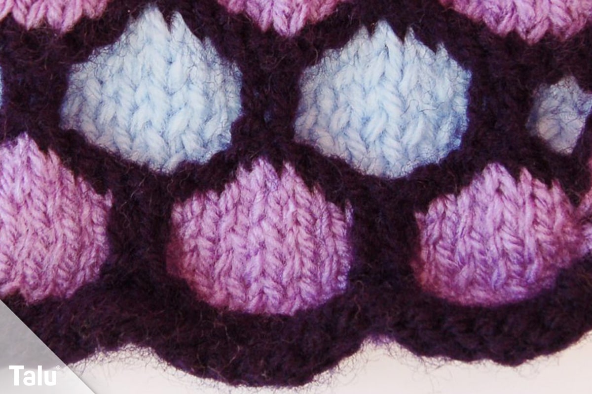 Strickmuster für Pullis, Pullover-Muster, Stundenglasmuster