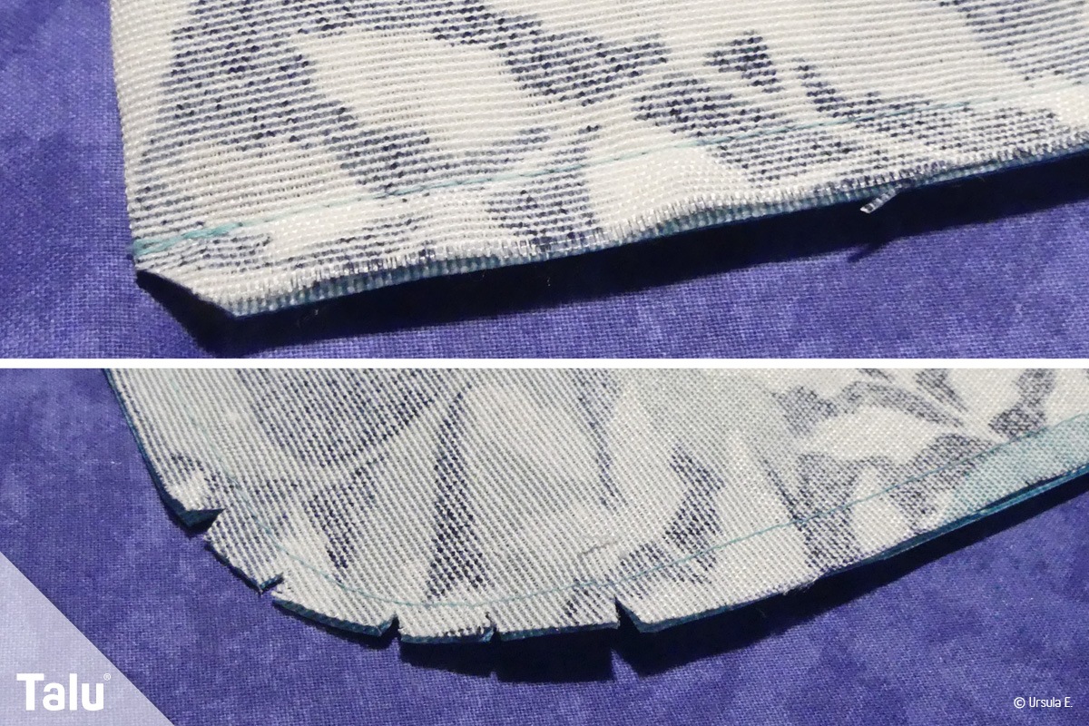 Nahtzugabe kürzen