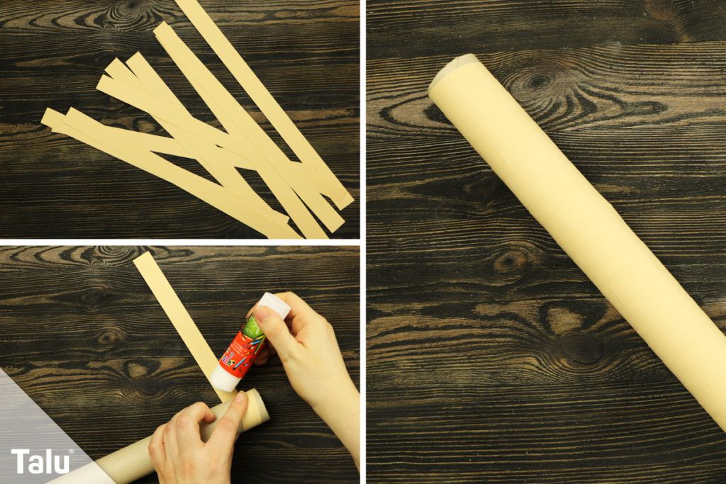 Palme basteln aus Papier - Bastelanleitung mit Bildern - Talu.de