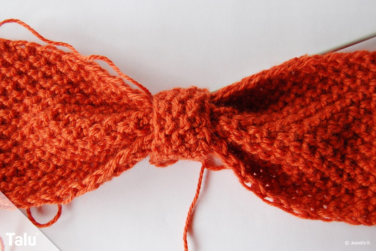 Schleifenstirnband stricken