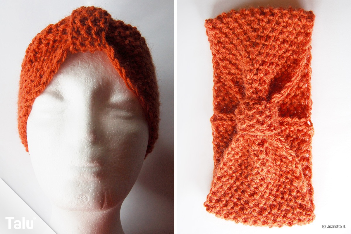 Stirnband stricken