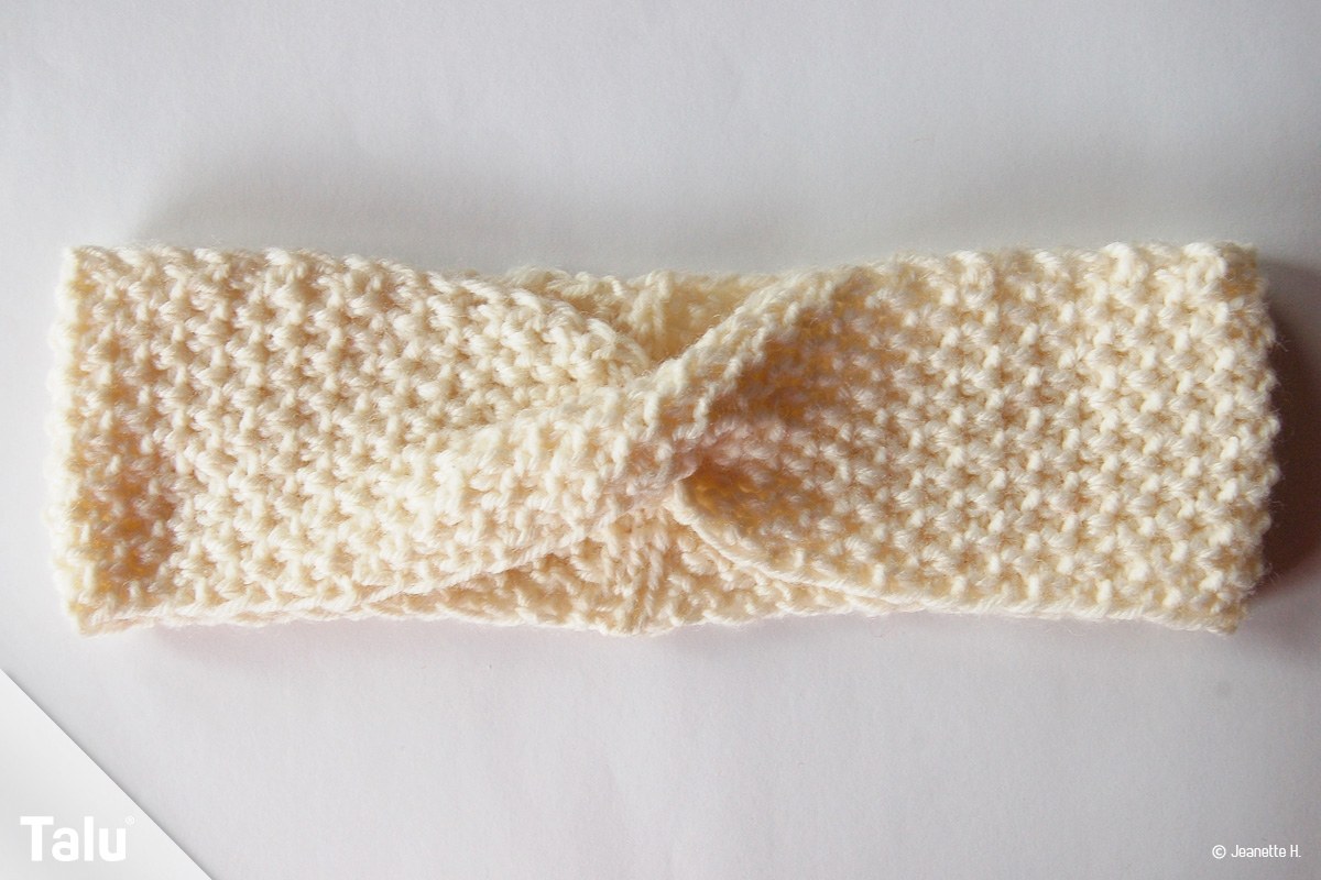 Stirnband stricken