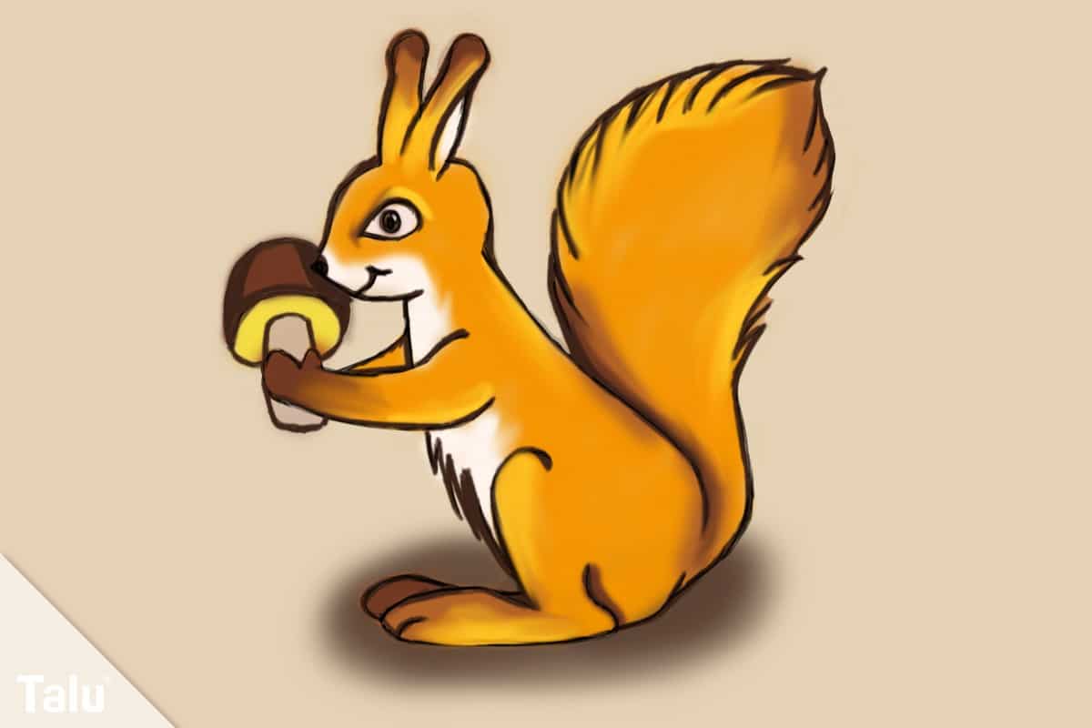 Eichhörnchen malen