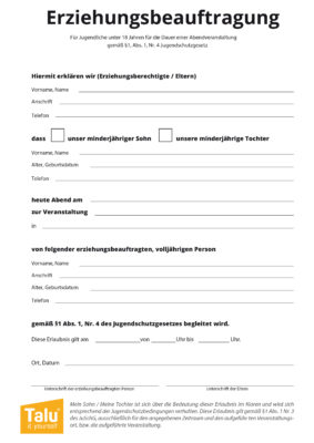 Erziehungsbeauftragung