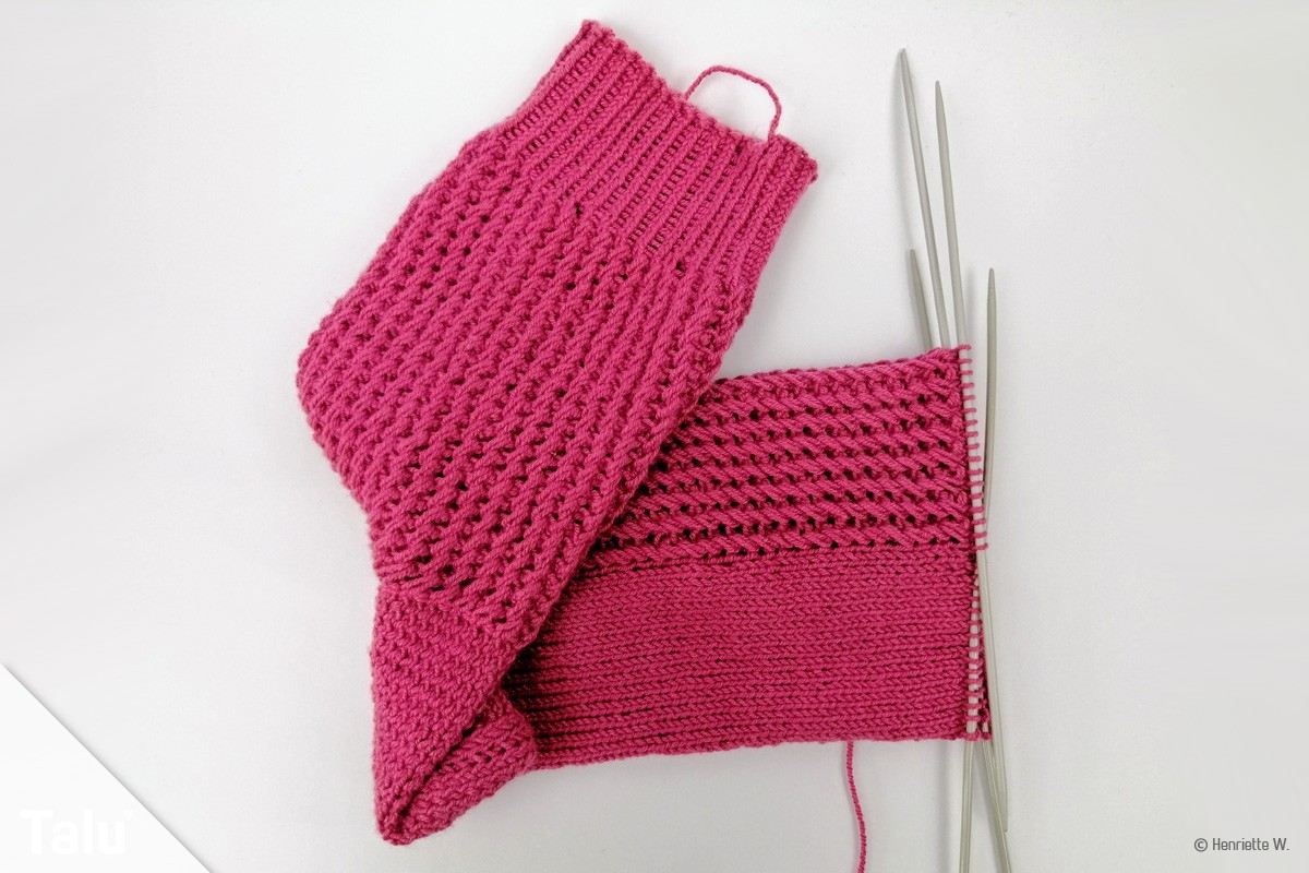 Gestrickte Socken