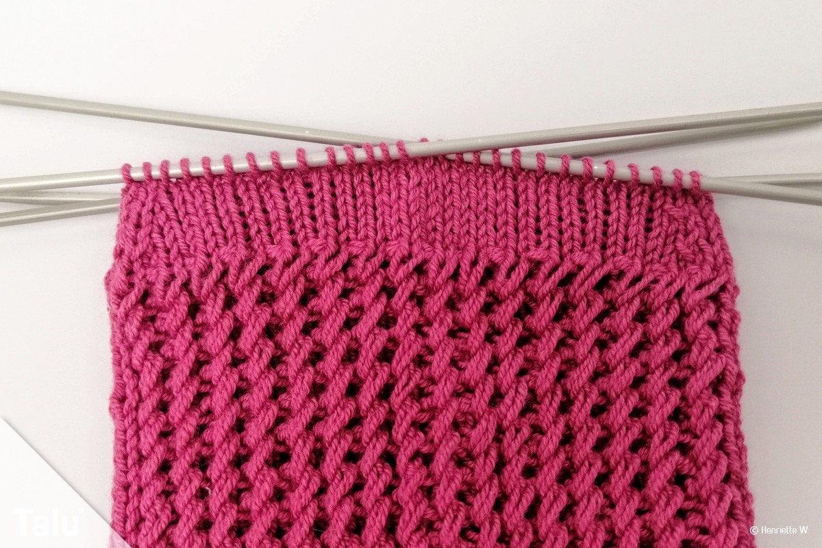 Bandspitze stricken