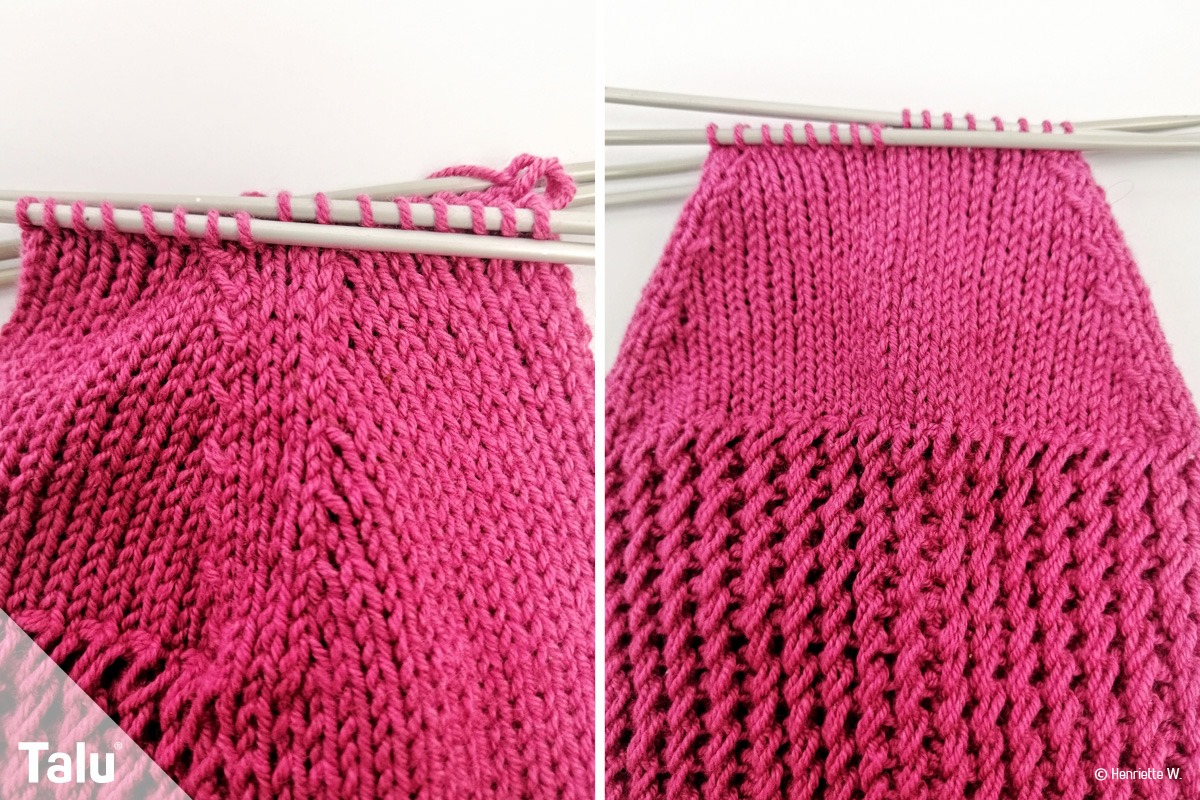 Gestrickte Socken