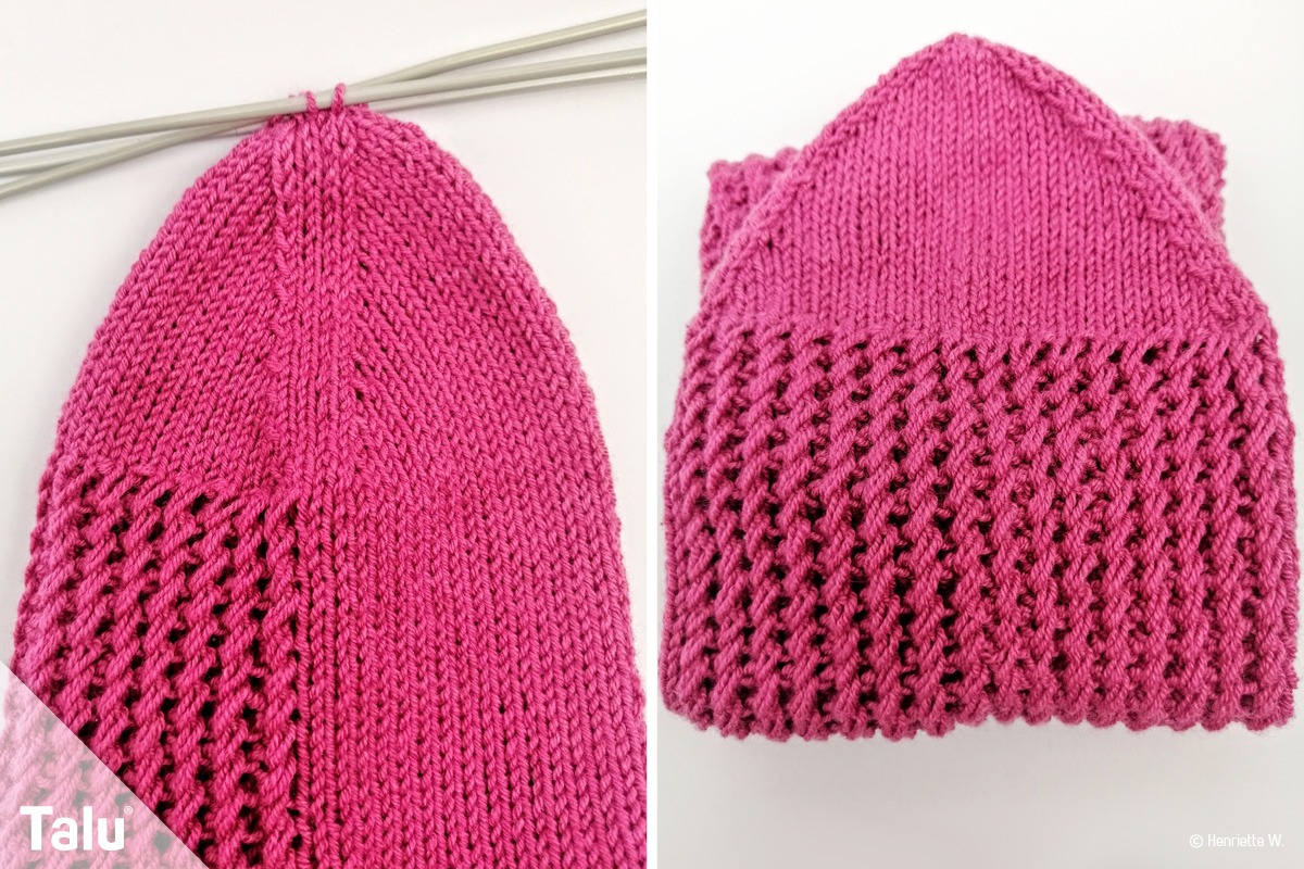 Bandspitze stricken
