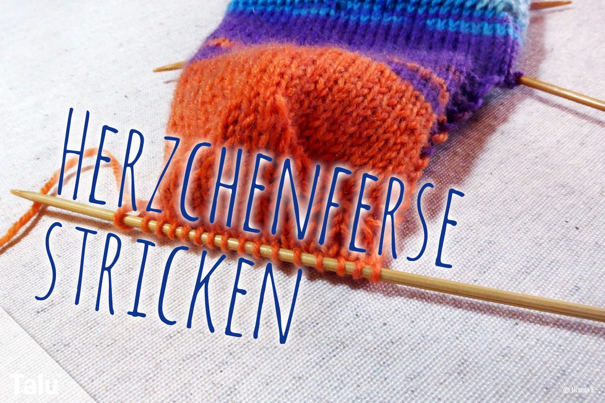 Herzchenferse stricken