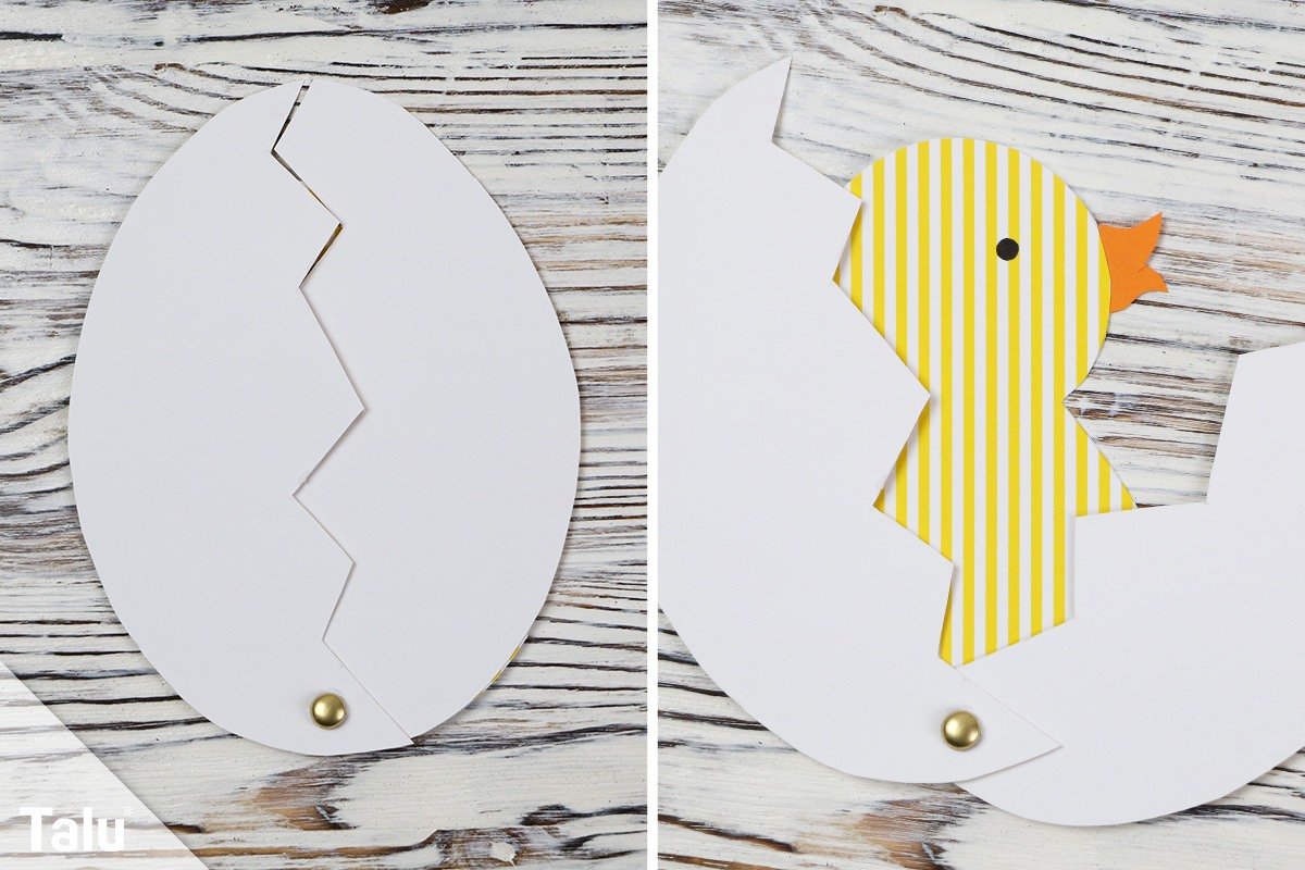 Küken aus Papier basteln