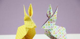 Origami Osterhase falten