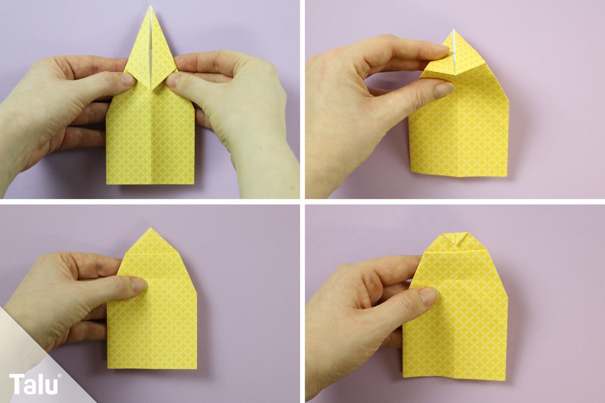 Origami-Osterhase basteln