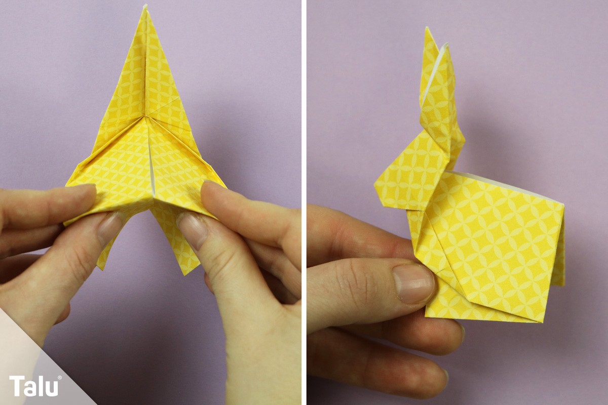 Origami Hase falten