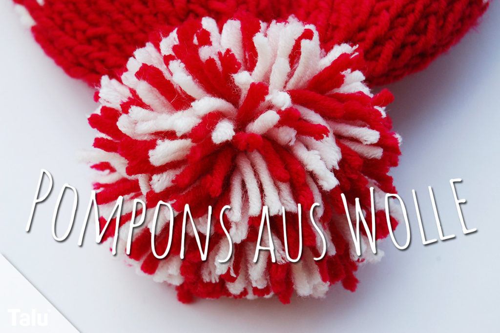 Pompons aus Wolle