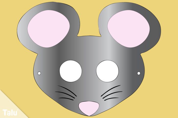 Tiermasken basteln - Anleitung mit Vorlagen - Talu.de