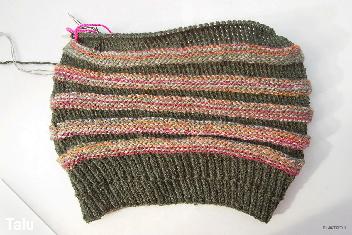 Wurm-Beanie stricken