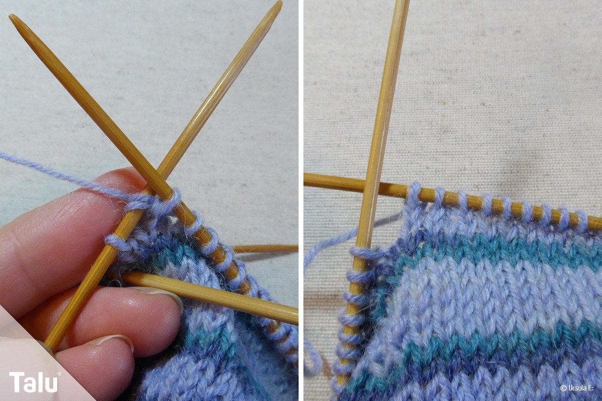 Bandspitze stricken