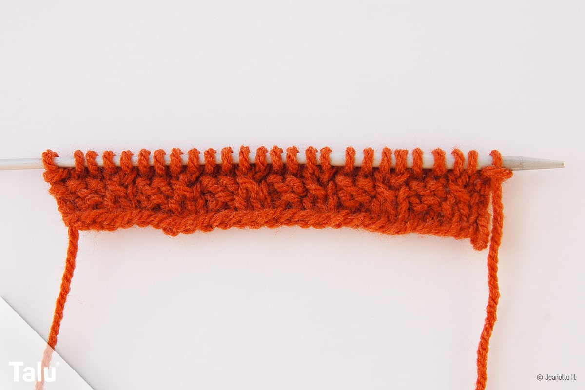 Rosenzöpfchen stricken