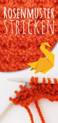 Rosenmuster stricken