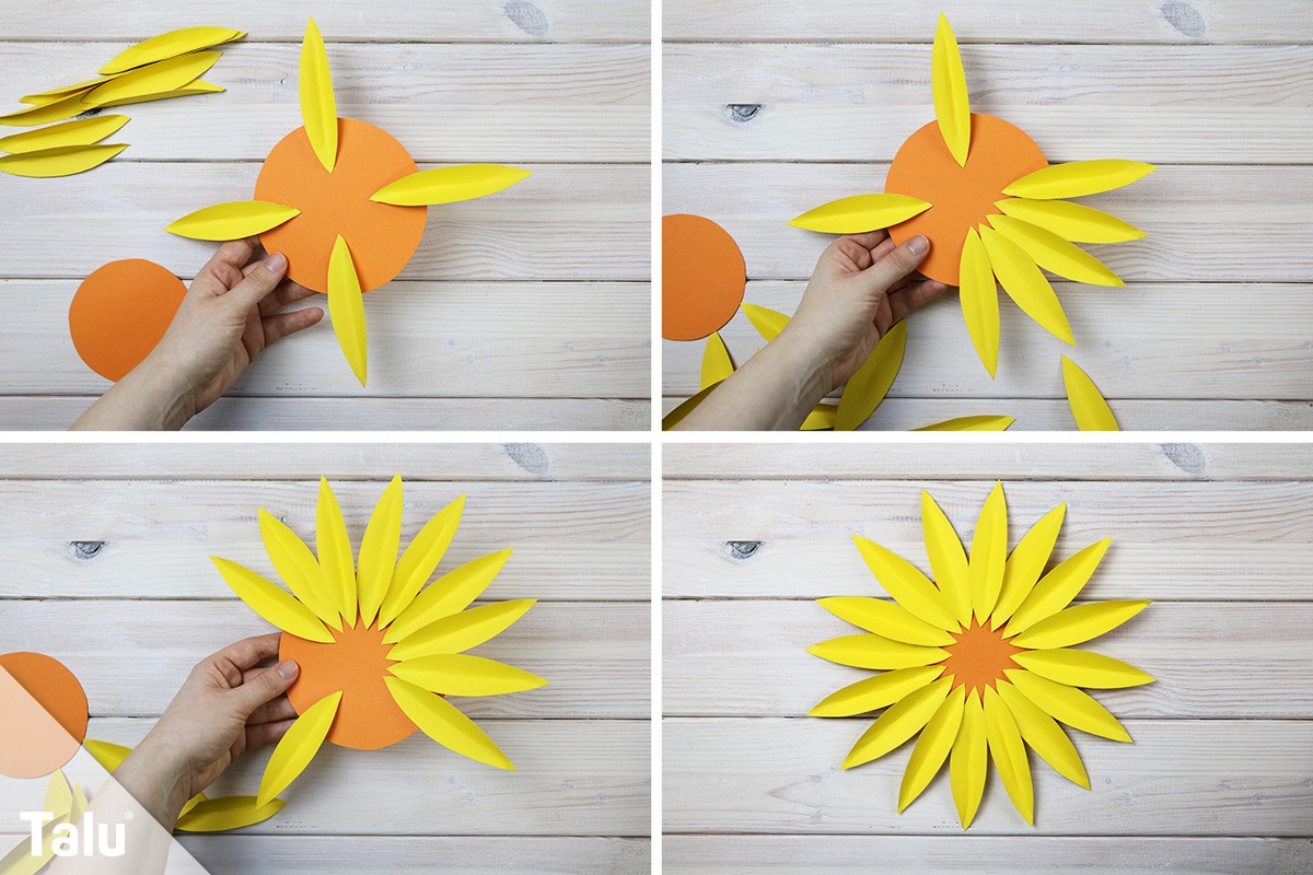 Sonnenblume basteln