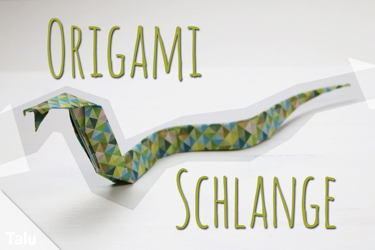 Origami Schlange
