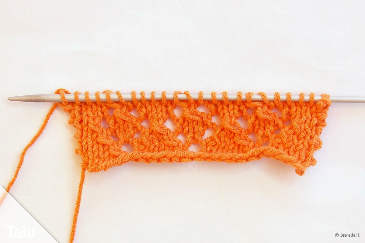 Rautenlochmuster stricken