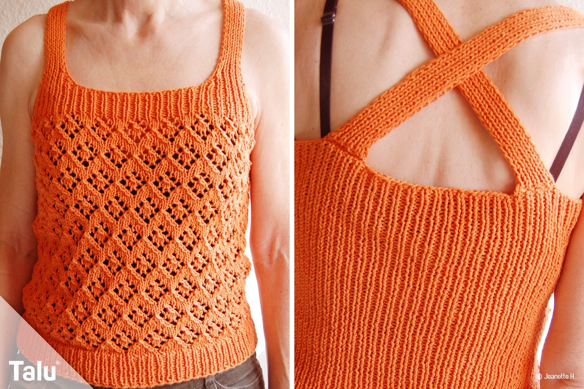 Sommertop stricken