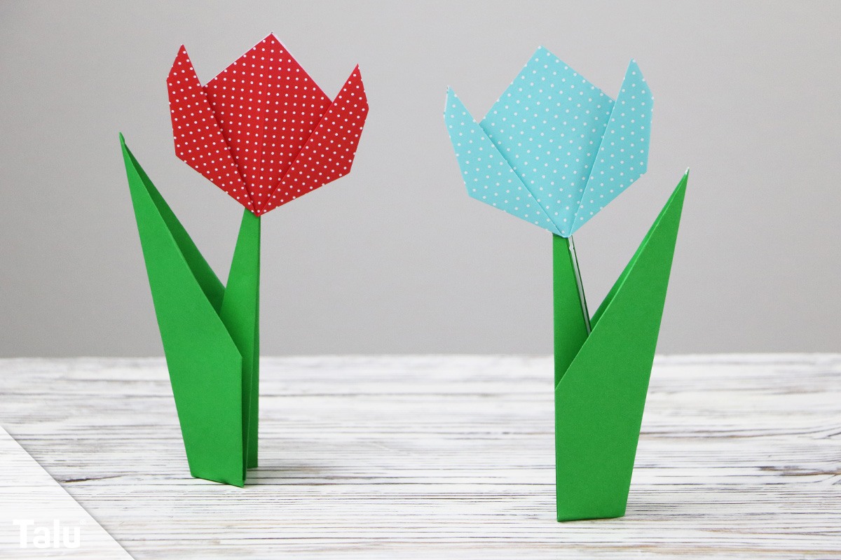 Tulpe aus Papier