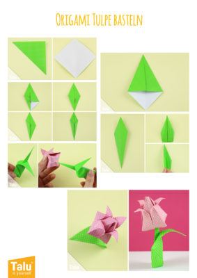 Origami Tulpe