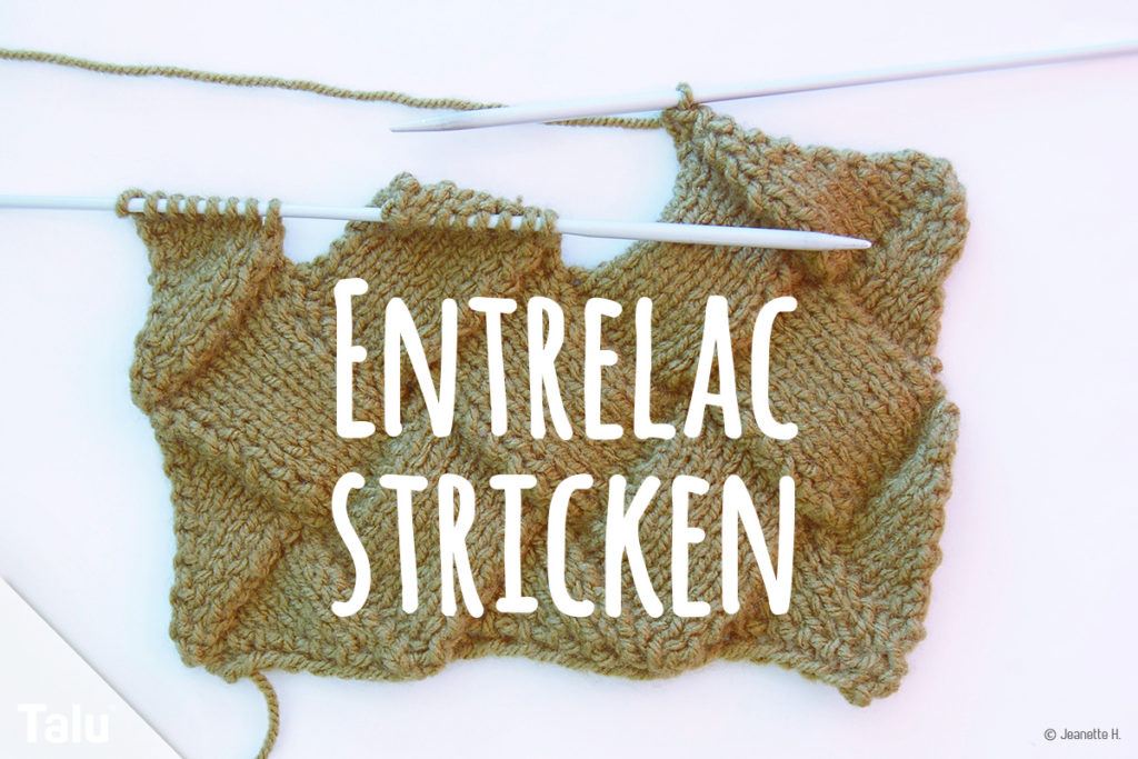 Entrelac stricken