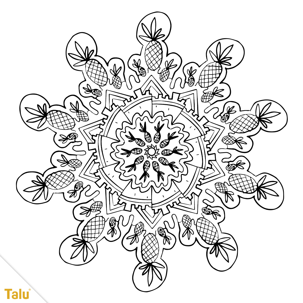 Mandala zum Ausmalen