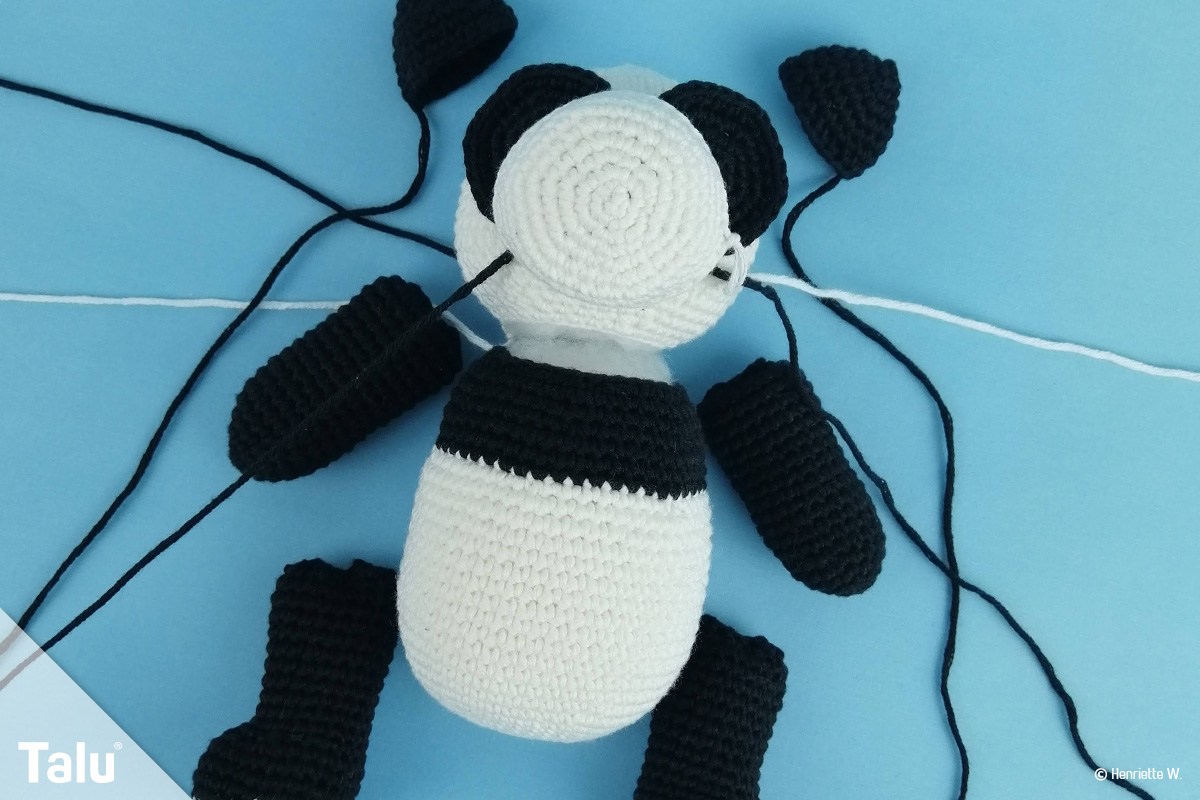 Panda häkeln