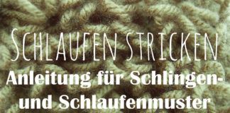 Schlaufen stricken