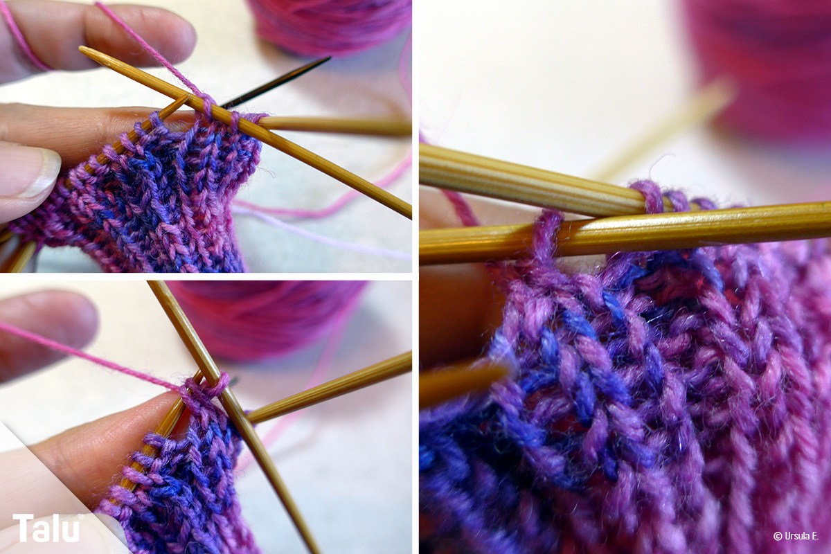 Yoga-Socken stricken