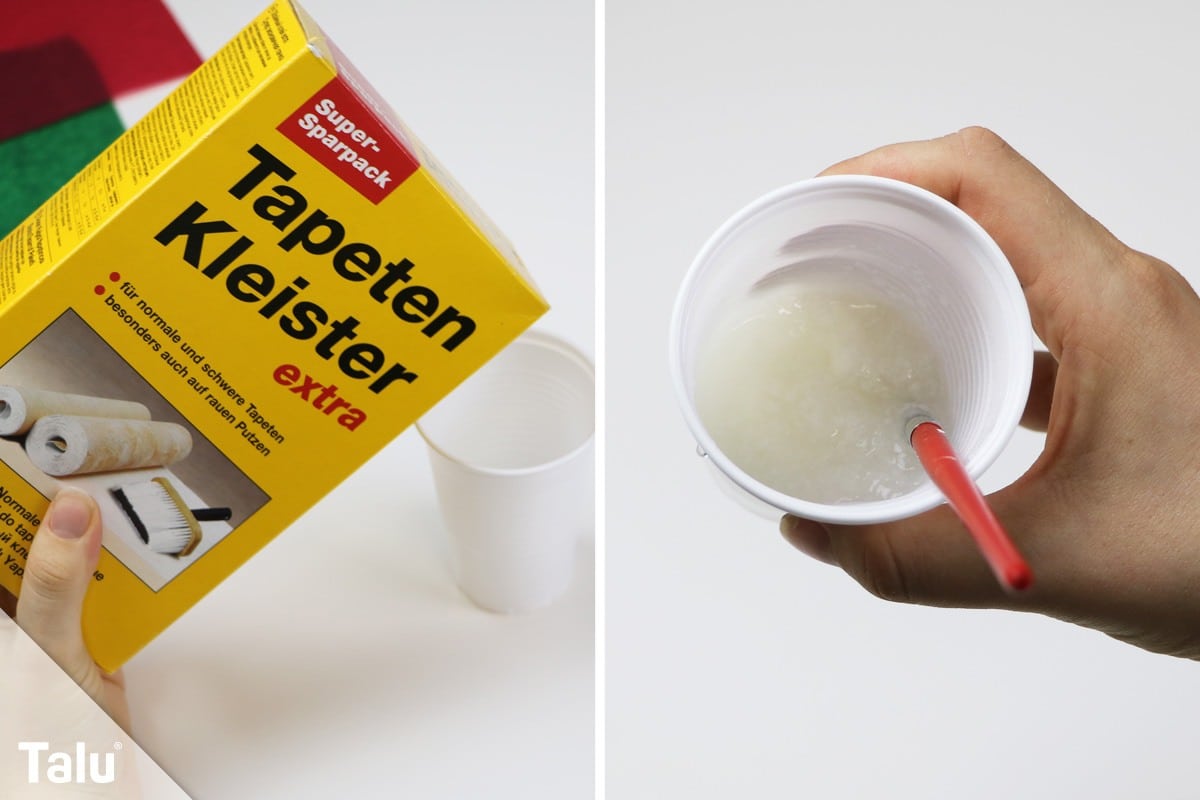 Kleister anrühren