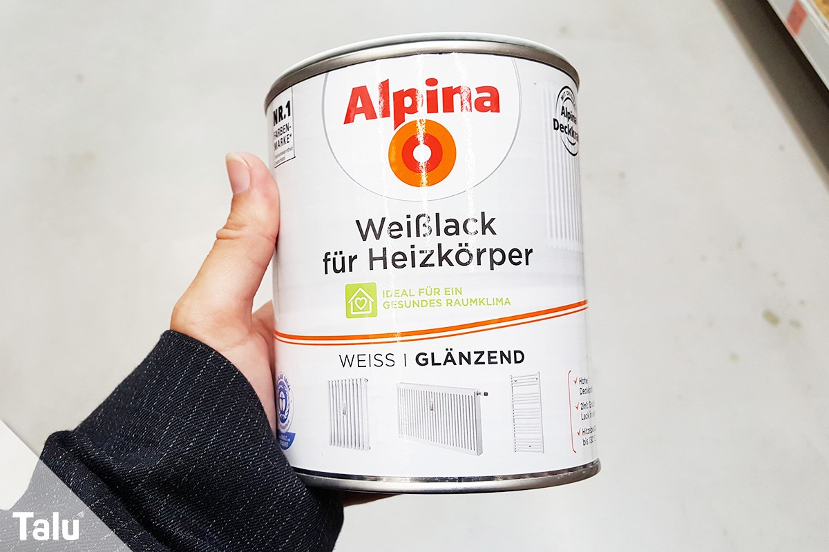 Lack für Heizkörper