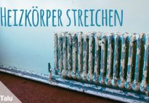 Heizkörper streichen