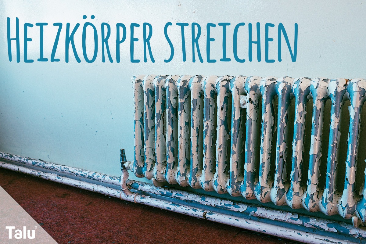 Heizkörper streichen