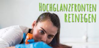 Hochglanzfronten reinigen