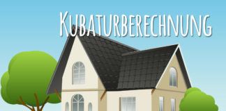 Kubaturberechnung beim Haus