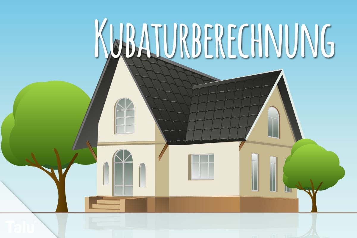 Kubaturberechnung beim Haus