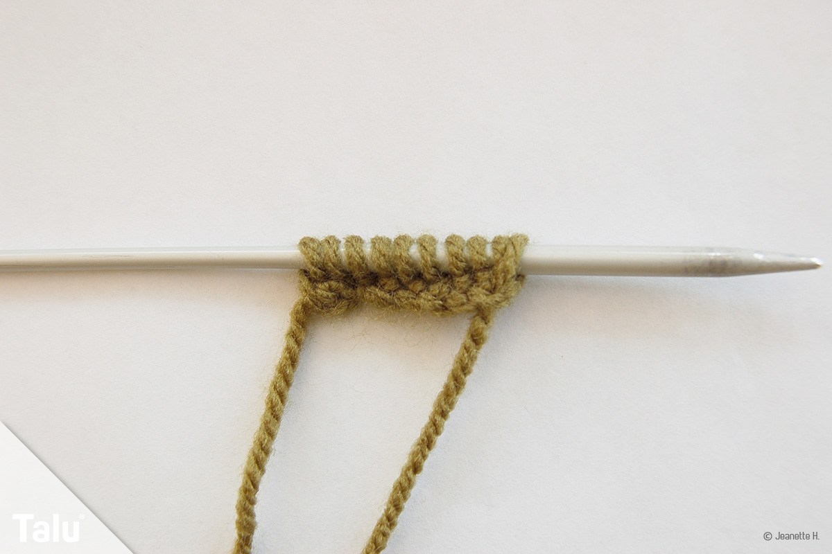 Maschenanschlag stricken