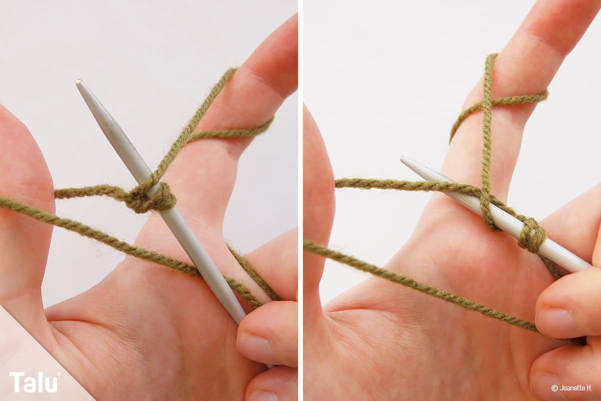 Maschenanschlag stricken