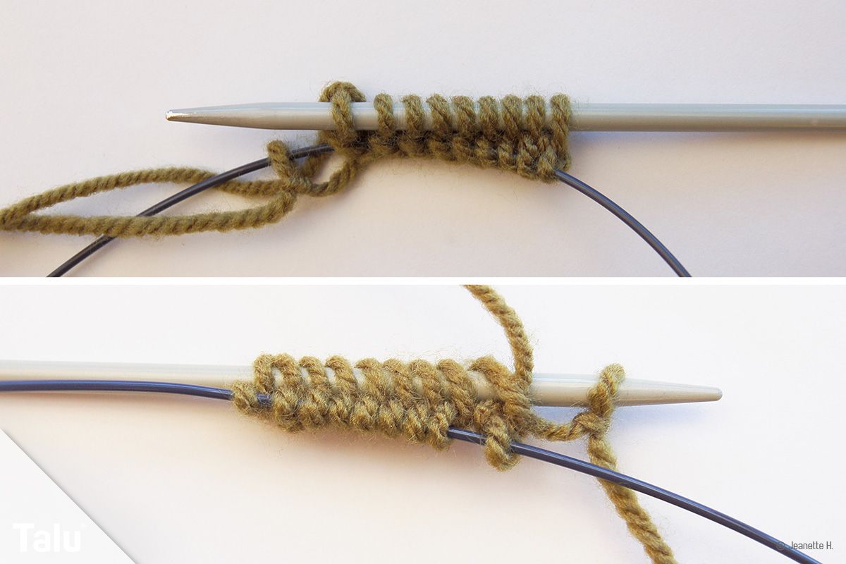 Maschenanschlag stricken
